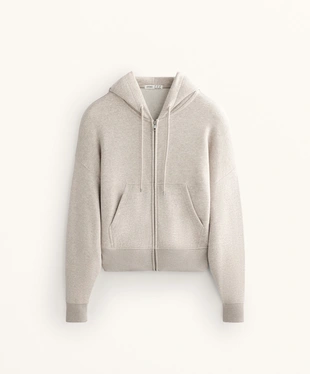 WIDE SLEEVE HOODED JACKET WITH COTTON- Заказать в России