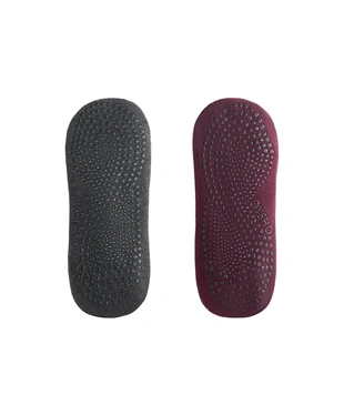 2 PAIRS OF COTTON BLEND YOGA AND PILATES SOCKS WITH CROSSOVER STRAPS- Заказать в России