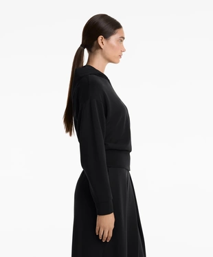 SOFT TOUCH MODAL HOODED SWEATSHIRT- Заказать в России