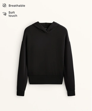 SOFT TOUCH MODAL HOODED SWEATSHIRT- Заказать в России