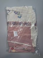 Zara ХЛОПКОВЫЙ КАФТАН С ЦВЕТОЧНОЙ ВЫШИВКОЙ Pink | 4786/205/620