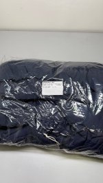 Zara СТЕГАНОЕ ПАЛЬТО С НАШИВКОЙ WATER REPELLENT Navy blue | 5992/770/401