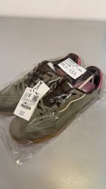 Zara КОМБИНИРОВАННЫЕ СПОРТИВНЫЕ КРОССОВКИ Khaki Green | 5405/610/032