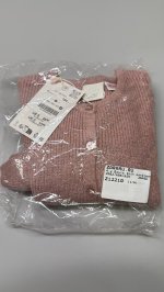 Zara БАЗОВЫЙ ВЯЗАНЫЙ КАРДИГАН Pink marl | 2582/606/625