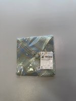 Zara Набор чеканных льняных подставок (набор из 4 шт.) Green / Blue | 6738/550/518