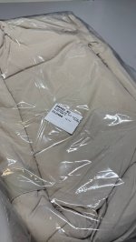 Oysho Сумка со сборками и креплением для коврика ECRU | 4102/580/002