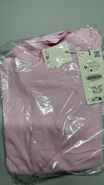 Zara БАЗОВАЯ ФУТБОЛКА ИЗ ХЛОПКА Pink | 3253/320/620
