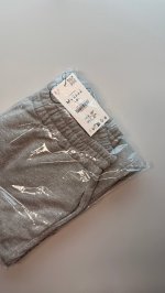 Zara БРЮКИ ИЗ МЯГКОЙ ТКАНИ С МЕТАЛЛИЗИРОВАННОЙ НИТЬЮ Grey marl | 6050/015/803