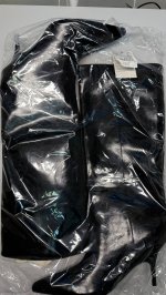 Zara ВЫСОКИЕ САПОГИ НА СРЕДНЕМ КАБЛУКЕ Black | 3022/610/800