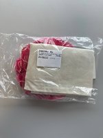 Zara БОЛЬШАЯ РЕЗИНКА ДЛЯ ВОЛОС ИЗ ГАЗЫ С КОНТРАСТОМ Pink | 3920/216/620