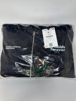 Bershka Худи с застежкой-молнией и принтом Black | 7175/777/800