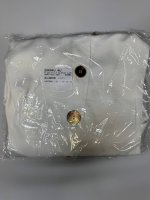 Zara АТЛАСНАЯ РУБАШКА С КОМБИНИРОВАННЫМИ ПУГОВИЦАМИ White | 8892/922/250