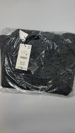 Zara МЯГКИЙ ТРИКОТАЖНЫЙ СВИТЕР НА ПУГОВИЦАХ Grey marl | 5536/161/803