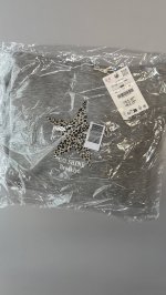 Zara ТОЛСТОВКА С КАПЮШОНОМ И ЗВЕЗДНЫМ АНИМАЛИСТИЧНЫМ ПРИНТОМ Grey marl | 5431/458/812