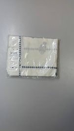 Zara Вышитый бегунок для стола с рыбами Blue | 4201/024/400