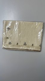 Zara Плед с цветочной вышивкой Light beige | 3215/023/052