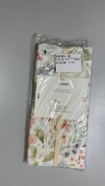 Zara Наволочка с цветочным принтом Oyster-white | 5139/091/251