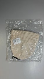 Zara ШАПКА БИНИ В РУБЧИК Ecru | 3739/256/712