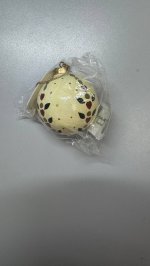 Zara Рождественское украшение елочное шар из бумажной массы Oyster-white | 7637/060/251