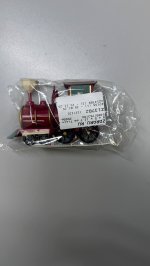 Zara Украшение ёлки поезд с огнями Red / White | 5389/763/094