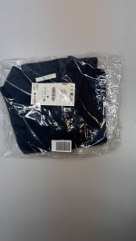 Zara ПОЛО ИЗ ЖЕМЧУЖНОГО ТРИКОТАЖА Ink blue | 3284/325/430