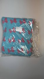 Zara ТРИКОТАЖНЫЕ БРЮКИ С ИНТАРСИЕЙ И ЛЕНТАМИ HARRY LAMBERT FOR ZARA X DISNEY Light blue | 2756/618/406