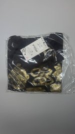 Zara ФУТБОЛКА С МЕТАЛЛИЗИРОВАННЫМ ПРИНТОМ И КОРОТКИМИ РУКАВАМИ Chocolate | 0085/845/717