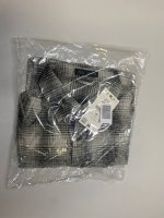 Zara РУБАШКА  В КЛЕТКУ Grey | 7380/410/802