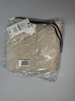 Zara ПЛАТЬЕ МИДИ С КОНТРАСТНОЙ ОТДЕЛКОЙ Light beige | 8214/393/052