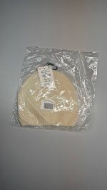 Zara Вязаная шапка с вышивкой цветов Ecru | 3739/260/712