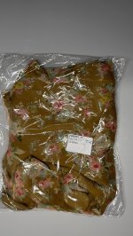 Zara ПЛАТЬЕ МИДИ С КРУЖЕВНЫМ ЦВЕТОЧНЫМ ПРИНТОМ Khaki | 8696/440/121