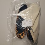 Zara Кроссовки из кожи с животным принт и овечьей шерстью Leopard | 5029/610/195