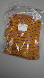 Zara Платье  в полоску миди Orange | 3780/718/615