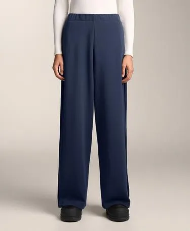 Брюки-кокон с боковой складкой из ворсовой ткани с модалом- Заказать в России