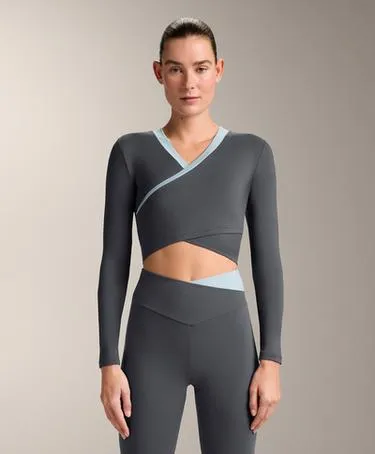 TANK TOP COMFORTLUX с длинным рукавом и контрастными деталями- Заказать в России