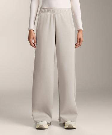 OYSHO Широкие прямые брюки в рубчик с модалом и начесом