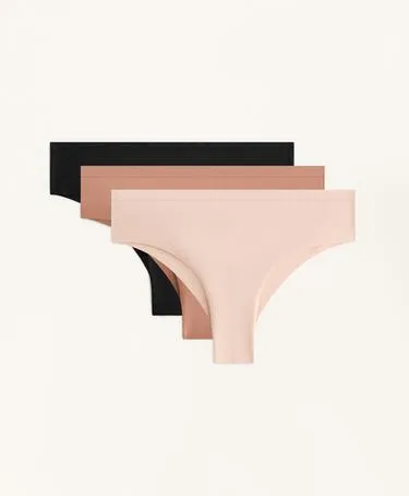 3 трусов бразильяно из смесового полиамида с LOGO