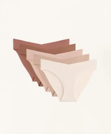 5 POLYAMIDE BLEND INVISIBLE V-CUT CLASSIC BRIEFS- Заказать в России