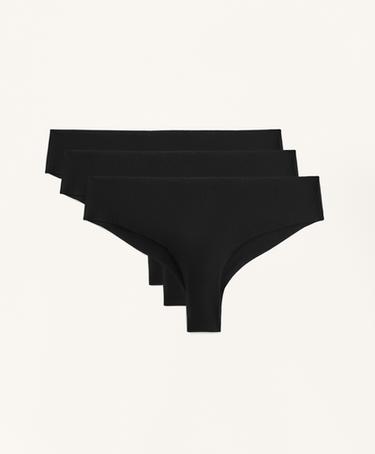 3 незаметных под одеждой трусов бразильяно из смесового полиамида- Заказать в России