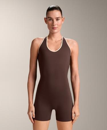 OYSHO Короткий комбинезон COMFORTLUX PIPING