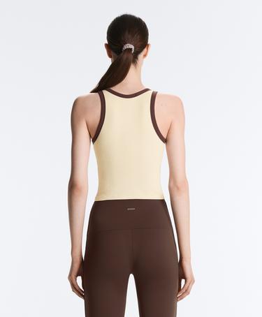 OYSHO Удлиненный TANK TOP в рубчик из смесового модала