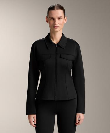 OYSHO Куртка с эффектом неопрена в рубчик