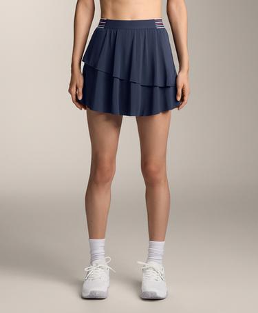 OYSHO Короткая юбка с воланами и резинкой купить с доставкой.