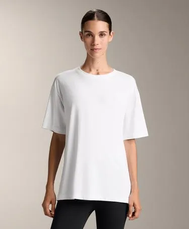 Футболка из хлопкового микса с короткими рукавами