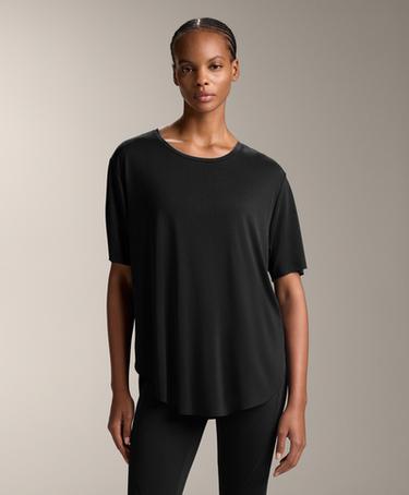 Футболка с коротким рукавом из модального микса- Заказать в России