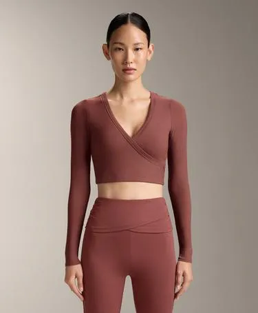 Лонгслив COMFORTLUX с перекрещивающимся топом