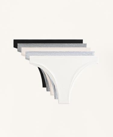 OYSHO 5 трусов бразильяно из смесового хлопка купить с доставкой.