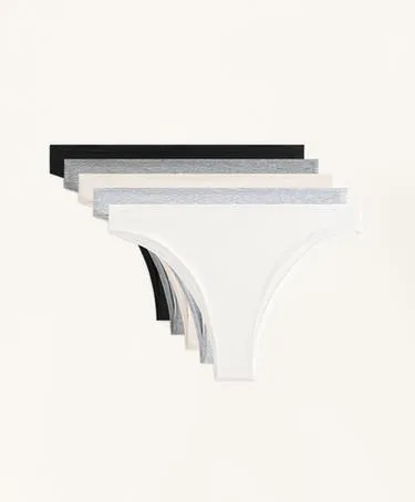 5 трусов бразильяно из смесового хлопка- Заказать в России