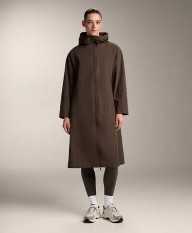 Длинная экстра-легкая водонепроницаемая куртка 10K