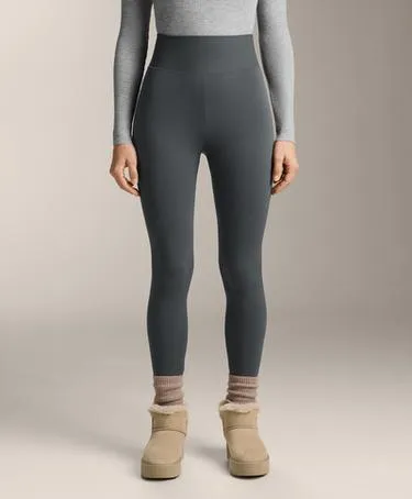 Очень высокие эластичные длинные лосины с утеплителем 70 см- Заказать в России